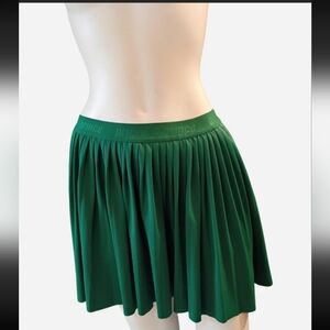 Prince Women's Size Sm.Green Pleated Mini Pickleball Skirt W/ Attached Shorts
